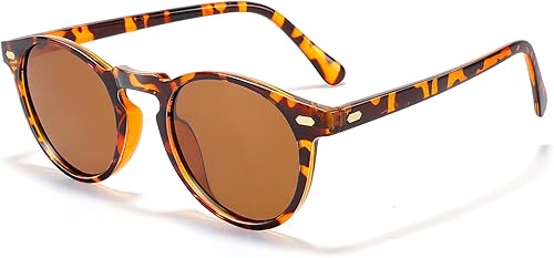 Miniatura 2 de MUDIWRLO Gafas de sol polarizadas redondas vintage para mujeres y hombres, gafas clásicas retro con protección UV400
