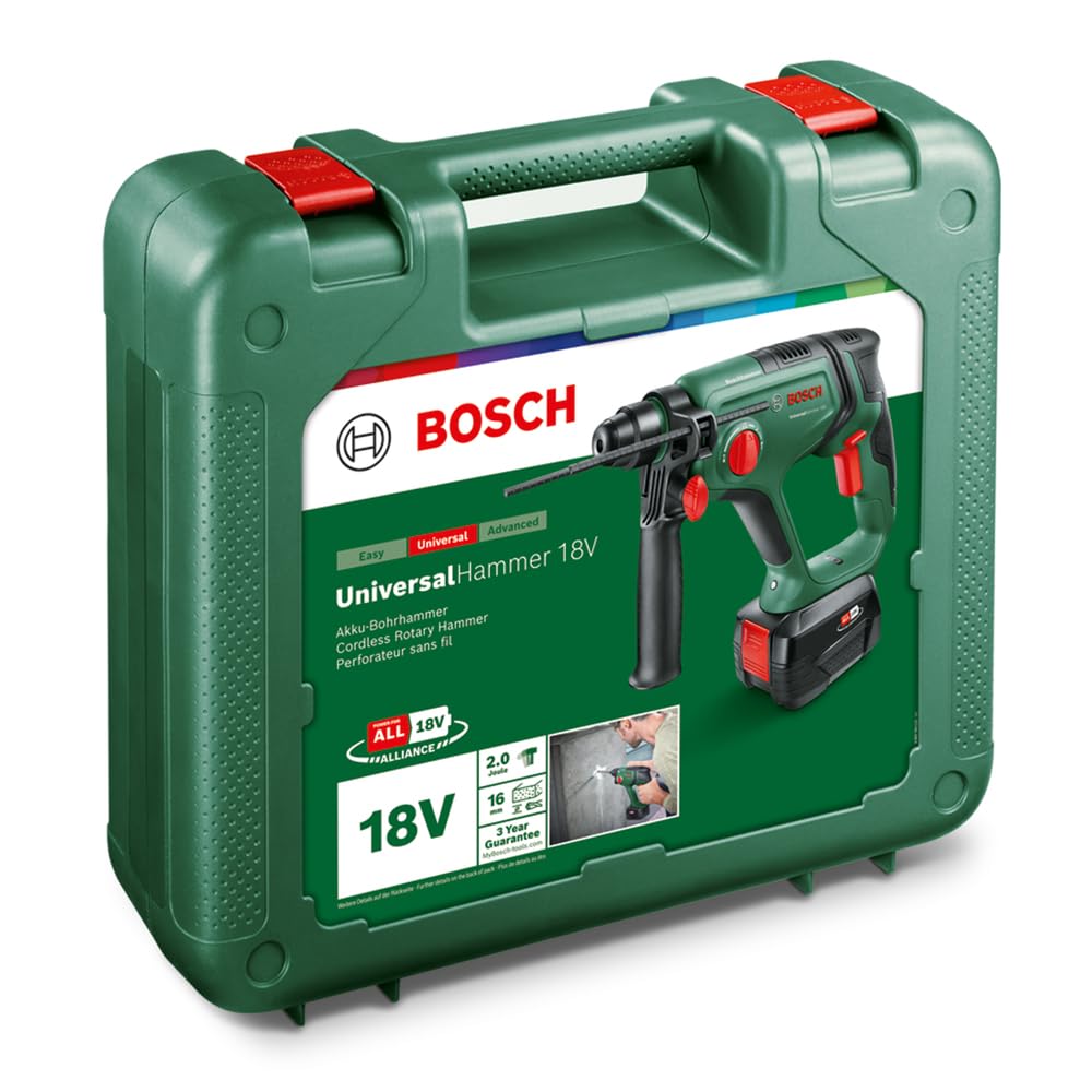 Bosch UniversalHammer 18V marteau perforateur sans-fil 4.0 Ah SDS Plus 2.0 J