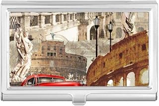 Italy Rome Landscape National Pattern Business Card Holder Case Pocket Box Wallet