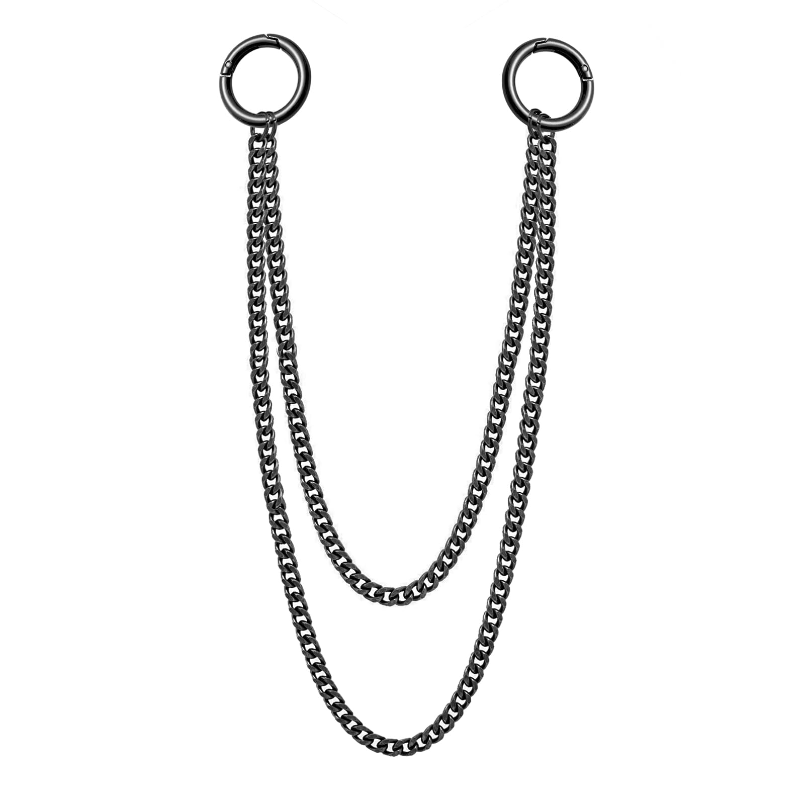 YUBUTUP Trousers Pants Jeans Chains Wallet Belt Chain, Pocket Chain Hip Hop Punk Chains