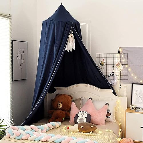 Toldo de cama para niños, cúpula redonda para niños, mosquitera para interiores y exteriores, castillo colgante para decoración de casa, rincón de