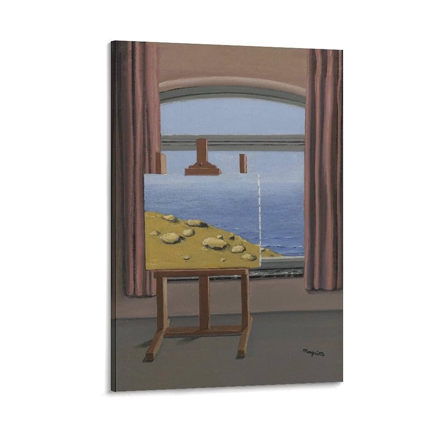 Amazon.com: La Condition Humaine-Rene Magritte Picture Print