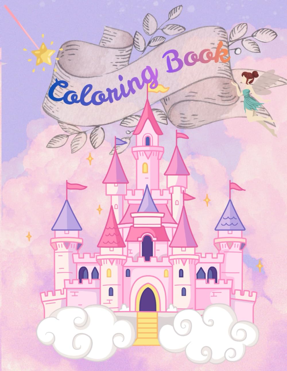 Coloring Book: Princesses and Fairytale: Children Ages 3+