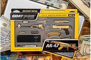 Goat Guns Miniature AK 47 Model Gold: The Ultimate Collector's Showcase