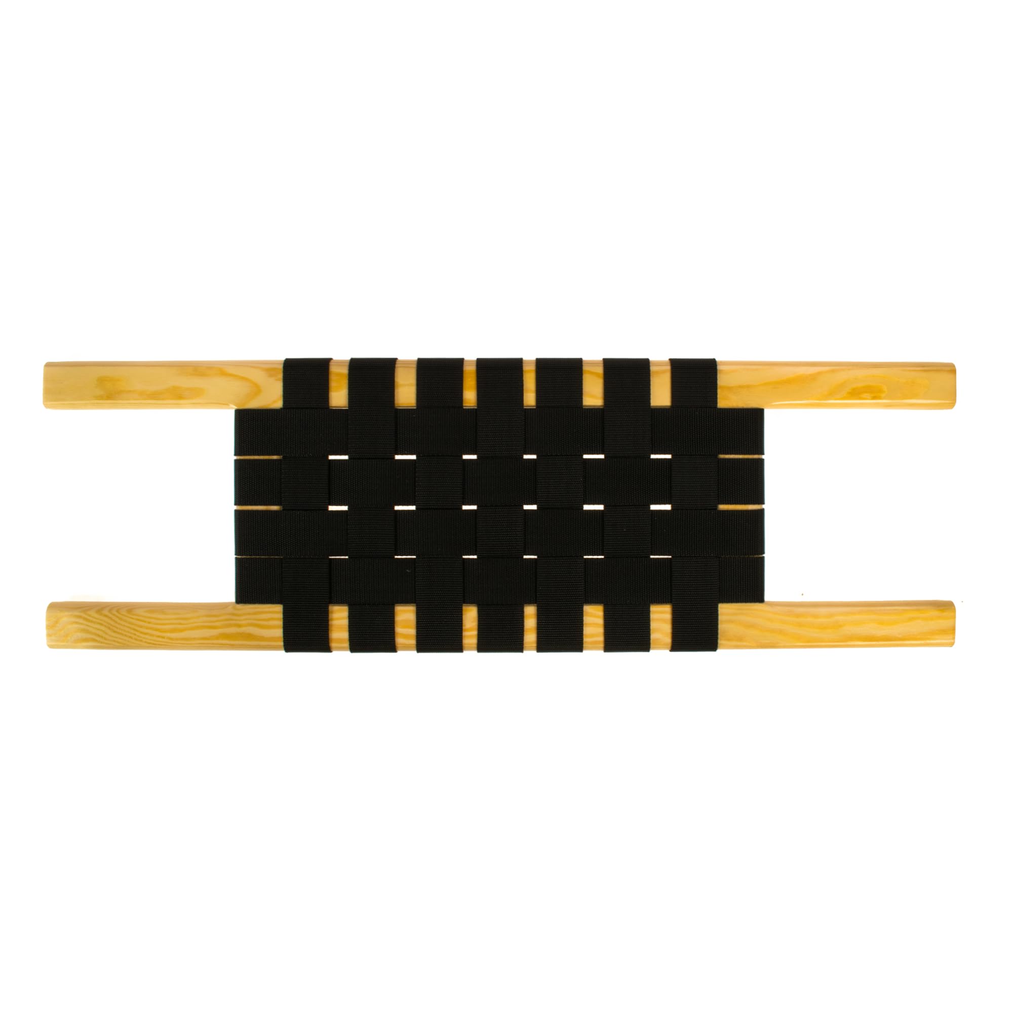 Siège de canoë - Banc en pin - Avant/centre/arrière - Siège en sangle avec tressage de ceinture - Pour canoë Canoe - Siège tressé (bois de pin, 46 x 26 cm)