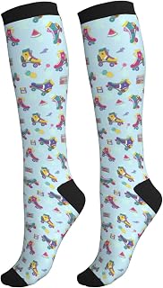 DecorateYourLife Compression Socks for Women & Men - 15-20 mmHg Knee High Support for Running, Cycling, Work & Recovery