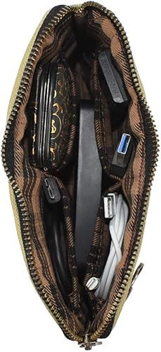 Miniatura 4 de Hide & Drink, Bolsa de equipo con cremallera, bolsa de camping, accesorio de viaje, bolsa multiusos, lona encerada y cuero de grano completo