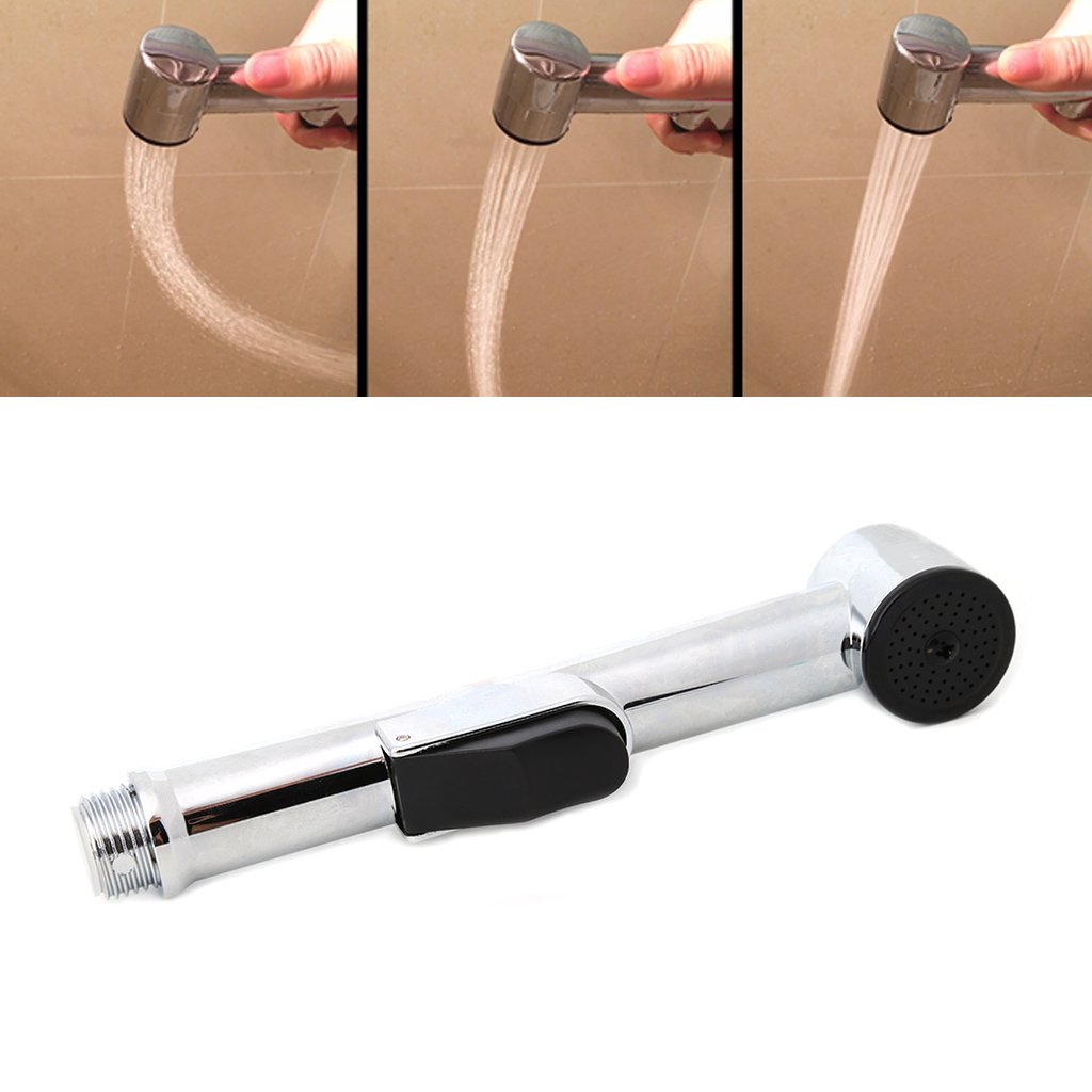 Toilet Handheld Bidet Sprayer Shattaf Cloth Diaper Sprayer ABS Polished S — view 8