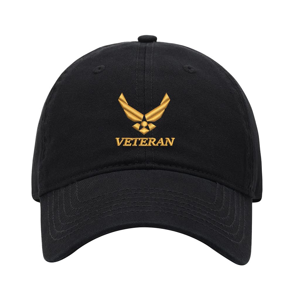 L8502-LXYBBaseball Cap Men AIR Force Veteran Embroidered Washed Cotton Dad Hat Baseball Caps