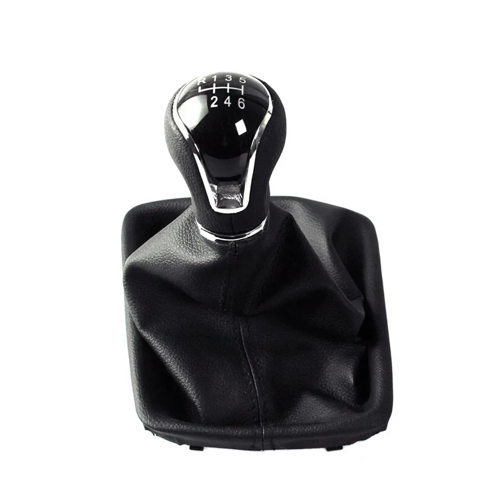 Jxewmtmc 6 Speed Black For Seat For Leon Iii Mk3 2012-2020 5/6 Speed Gear Shift Knob Lhd With Shifter Level Stick Gaiter Boot Dust Cover Gear Stick Shift Cover(6 Speed Black)