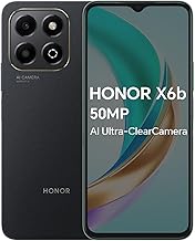 HONOR X6b 4G Smartphone 4GB 128GB, 6.56" 90Hz TFTLCD, 5200mAh Battery, 50MP Main Camera, Android 14, Dual Sim, NFC, Black