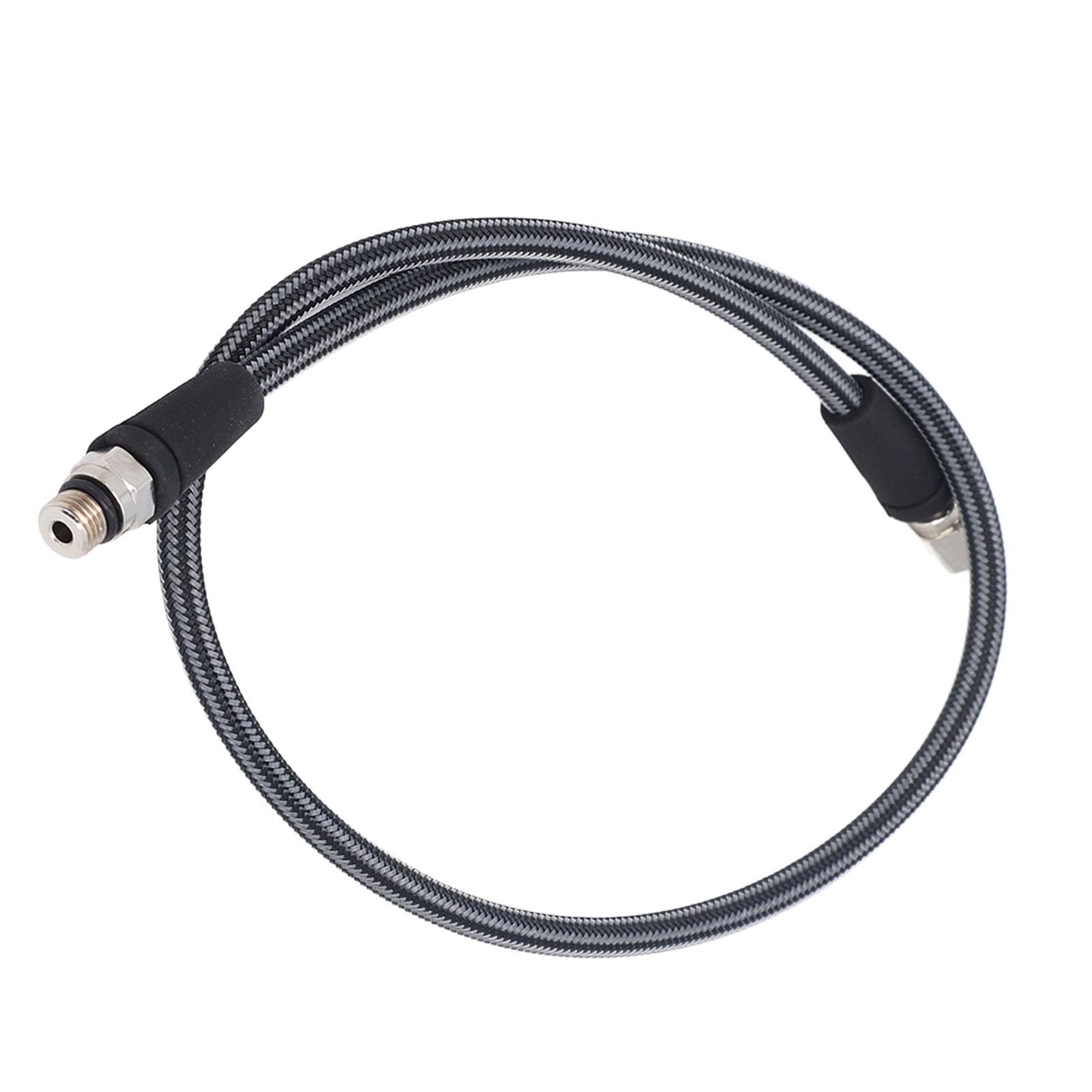 Keenso Manguera de Alta Presión para Buceo, Flexible, Segura, Tejida de Fibra de Carbono Profesional, Mide con Precisión la Alta Presión, Accesorio de Buceo Ideal