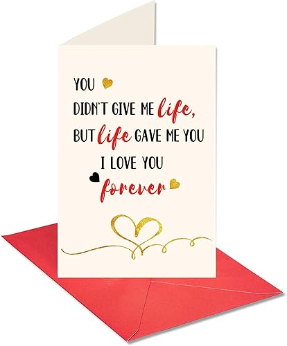 Miniatura 5 de Tarjeta de cumpleaños para esposa, marido, tarjeta de aniversario para esposa, novia, novio, tarjeta de feliz día de San Valentín para ella, él,