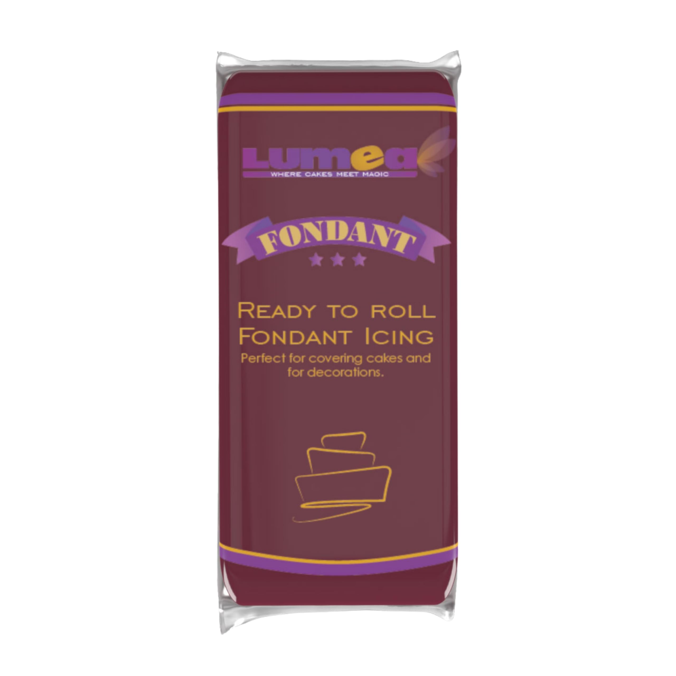Dekozauber24 Premium Fondant, 1kg, 17 Farben, weich und biegsam, Rollfondant Tortendeko (Burgund)