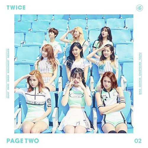 Twice Page Two 2Nd Mini Album Pink Version Cd+72P Photo Book+7P Garland+1P Lenticular Card & Holder+3P Photo Card+Tracking Sealed #TOP6