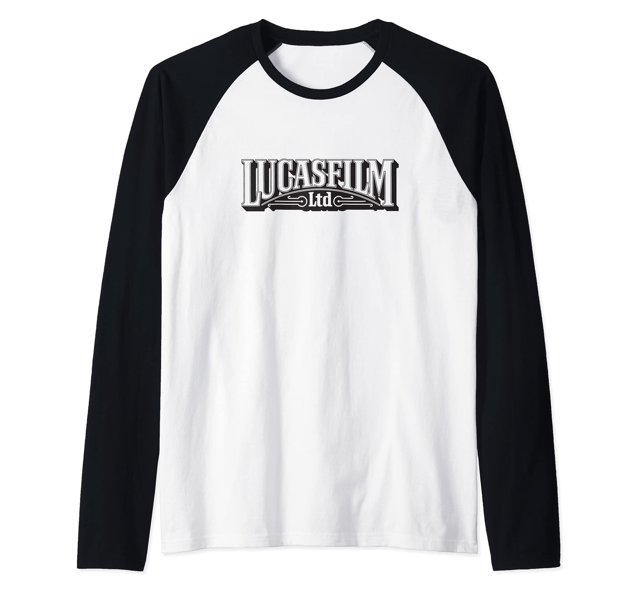 Lucasfilm Ltd Classic Logo Women’s and Men’s Raglan Baseball Tee