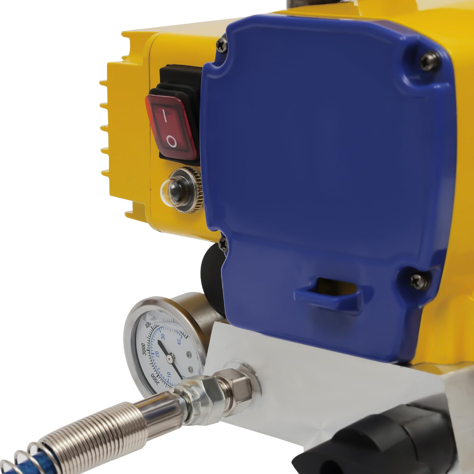 Pulverizador de pintura para pared, sistema de pulverización de pintura sin aire, pistola de pintura eléctrica con manguera de alta presión de 9 m, 1800 W