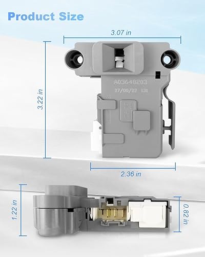 Miniatura 3 de Ajuste para Frigidaire Electrolux Arandela Cerradura de Puerta Montaje Reemplazar 5304505231 AP6029853 PS11759823 ES5231 4452371 EAP117598