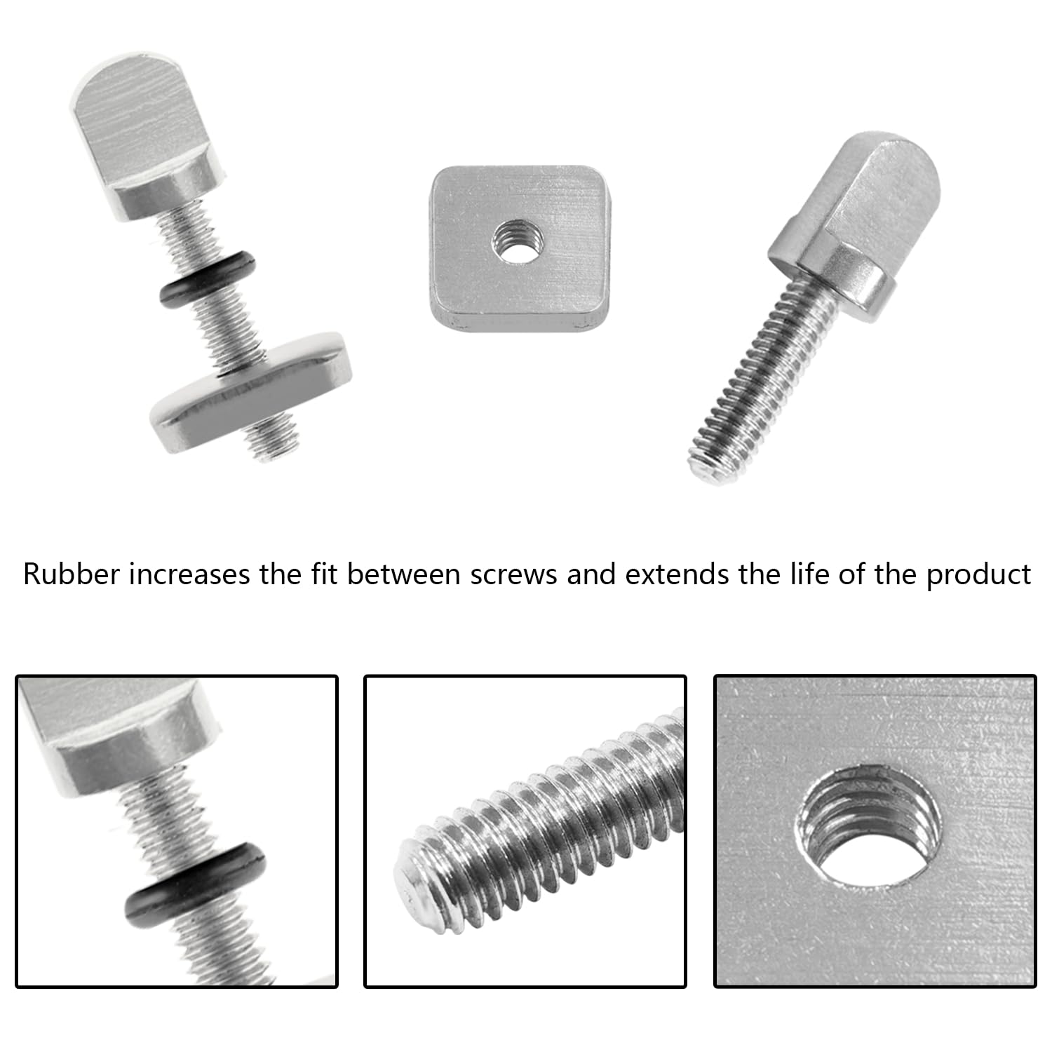 Tornillo para Tabla de Surf Acero Inoxidable 10 Piezas Accesorios Paddle Surf
