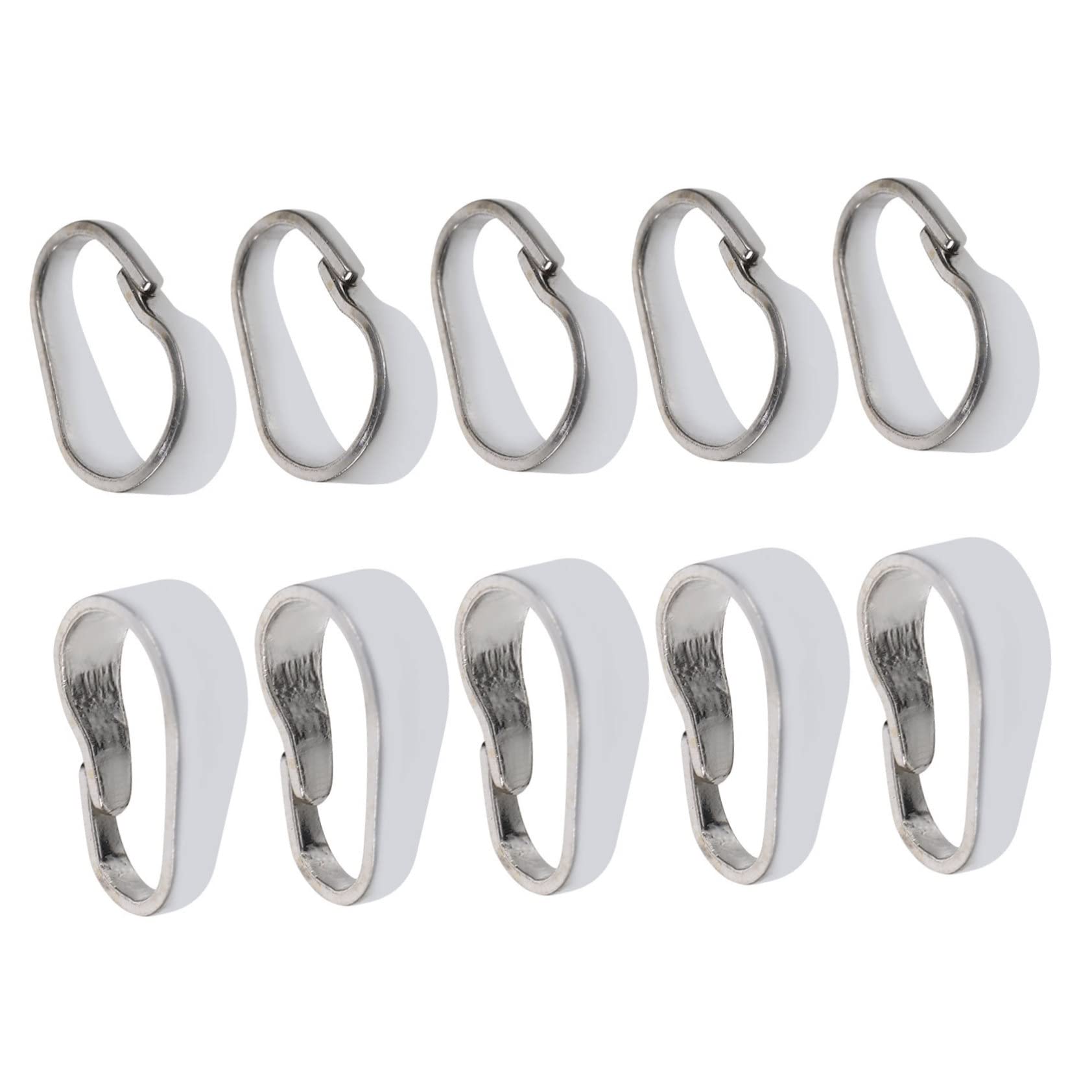 EXCEART 40piezas Conectores Para Colgantes De Joyería Clips Pinch Para Collares Diy Diseño Ligero y Resistente Fácil De Usar Accesorios Para Fabricación De Joyas