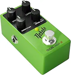 Nobels ODR-MINI 2 Pedal de Overdrive Compacto com Controle SPECTRUM, Corte de Graves e Knobs 'Glow in the Dark' - 9V~18V DC, True Bypass, Ideal para Blues, Rock e Hardrock