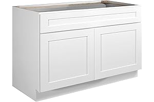 Brookings Shaker Kitchen Cabinet in White(Unassembled)