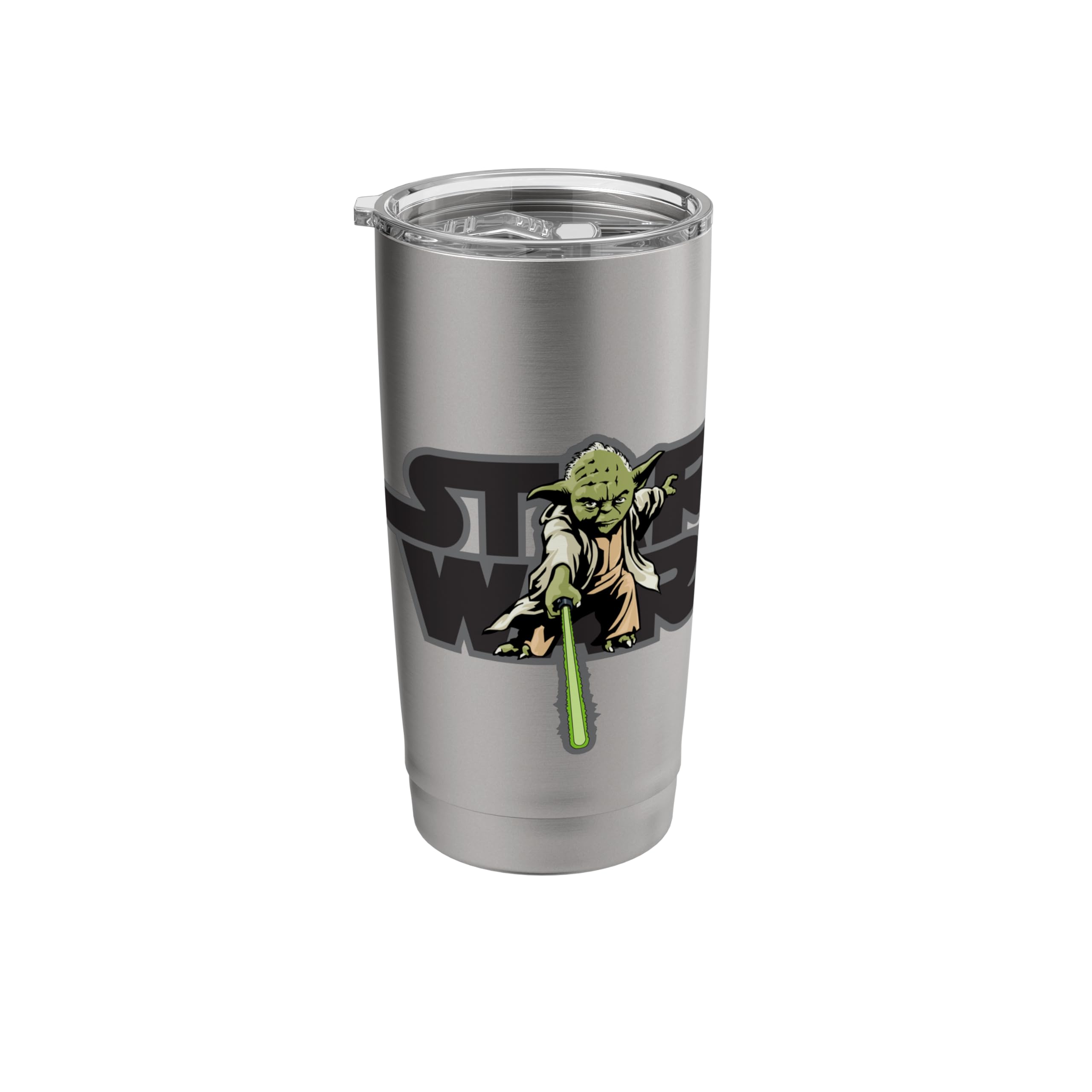 Star Wars Logo Jedi Master Yoda Lightsaber Stainless Steel Insulated Tumbler