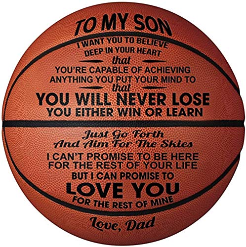 KAAYEE Engraved Outdoor Basketball Gift, Personalized...