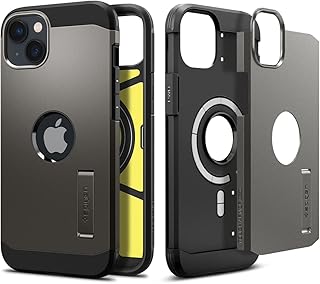 Spigen Case for iPhone 14 Case, Tough Armor Mag [Magsafe Compatible] Designed for iPhone 14 Case (2022) - Gunmetal