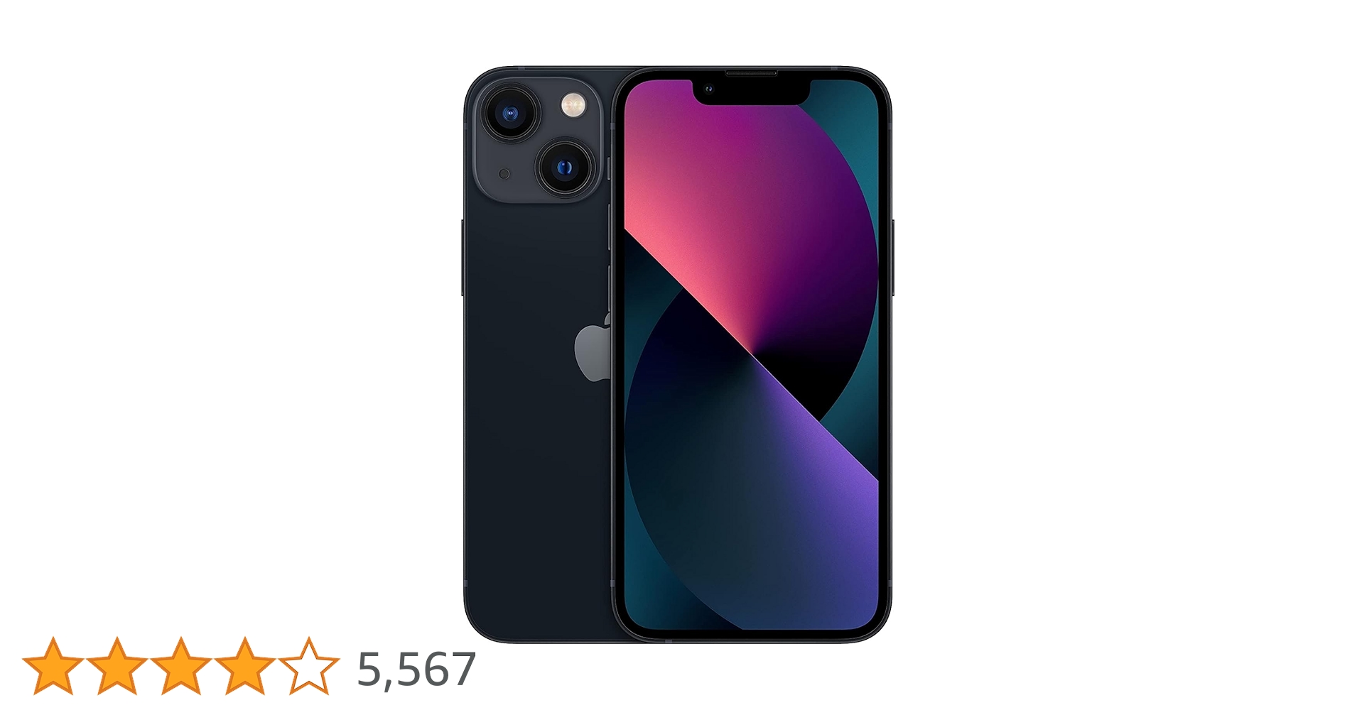 【美品】Apple iPhone 13 mini ミッドナイト 本体 Apple iPhone 13 mini ミッドナイト Apple iPhone 13 Mini, 512GB