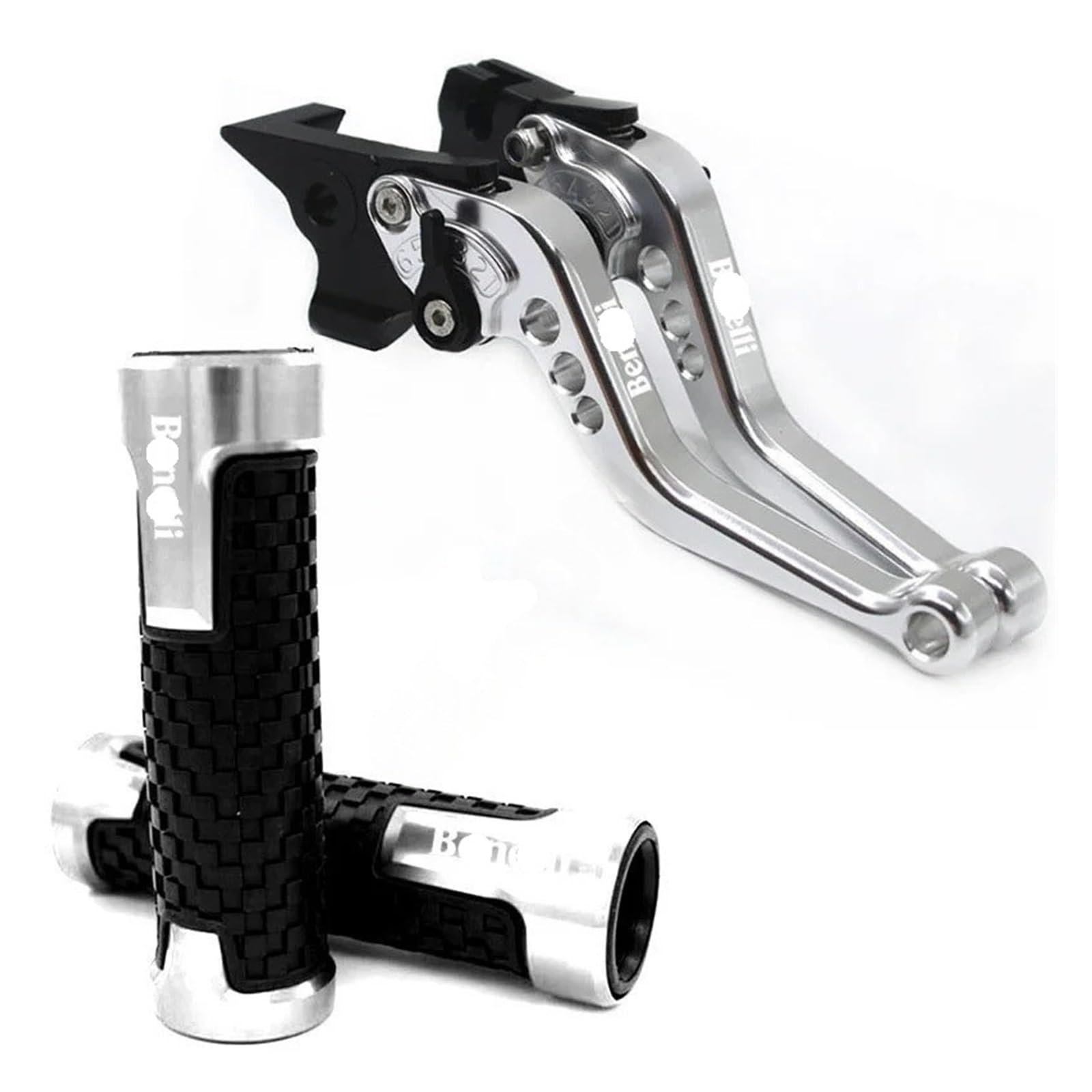 YWQJIOPM Motorcycle Brake Clutch Lever Motorcycle Adjustable Clutch Brake Levers Handlebar Hand Grip Clutch Lever for TNT 125 135 TNT125 TNT135 2016-2017