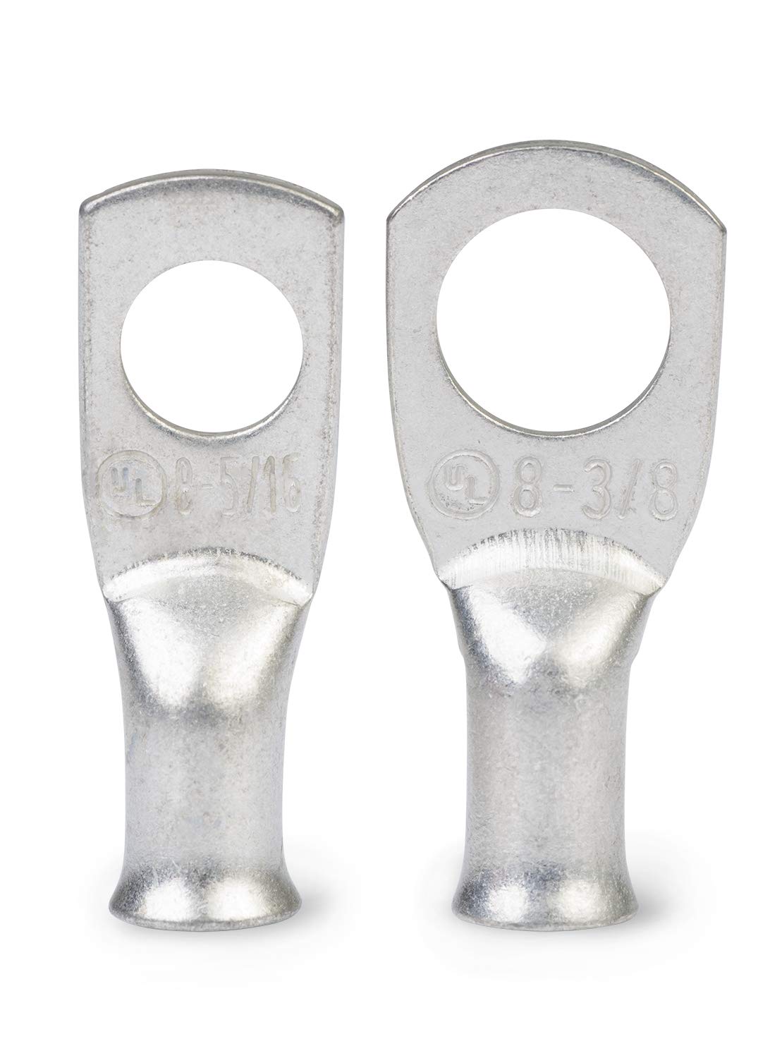 Ancor 252231 Marine Grade Electrical Heavy Duty Tinned Copper Lugs (8-Gauge, Size 5/16 and 3/8 Screws, 1 Each)