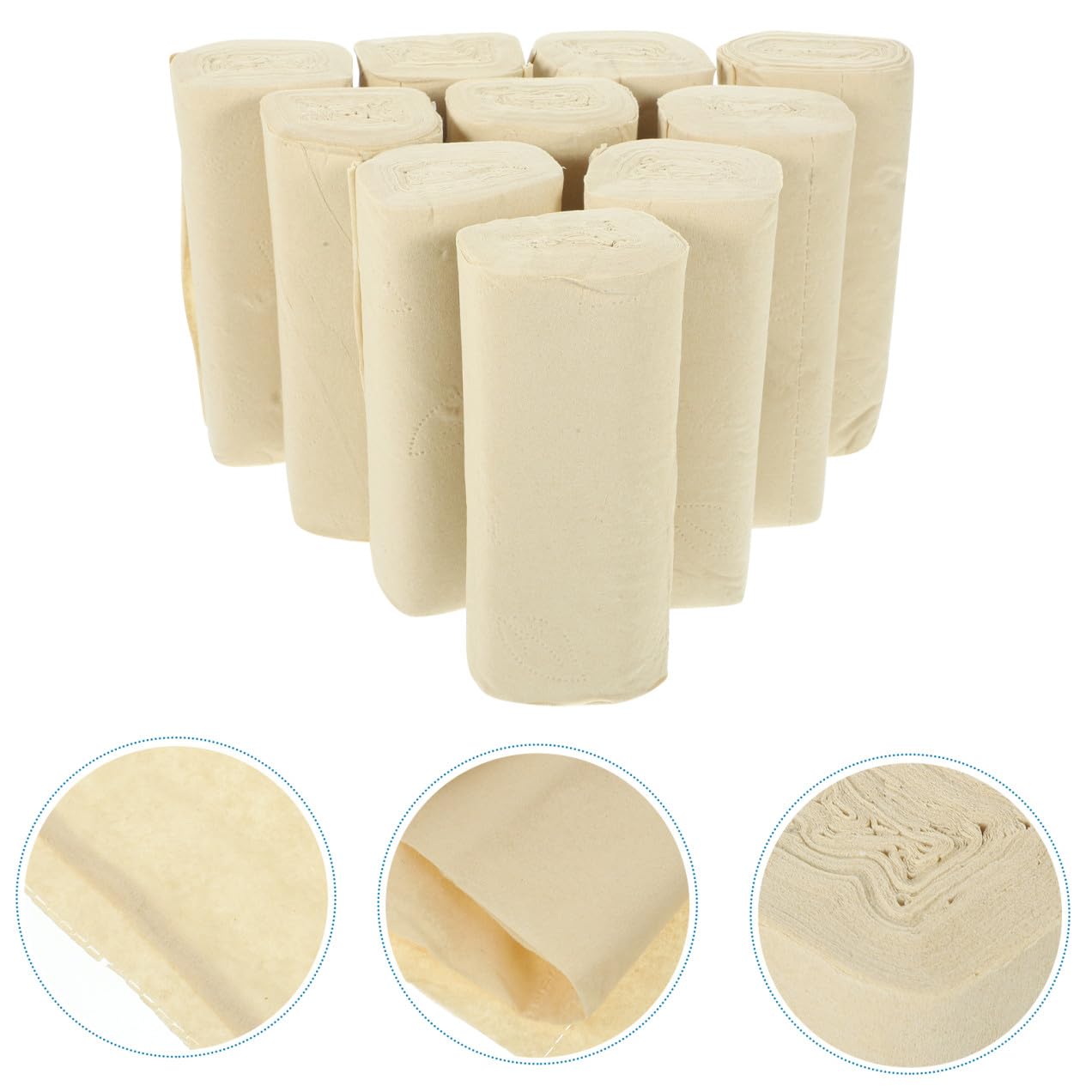 FOMIYES 3 Sätze Toilettenpapier Weiches Saugfähiges Tissue Papier Aus Für Zuhause Und Büro Für Familie Und Sicher Anwendung 16 Rollen * 3