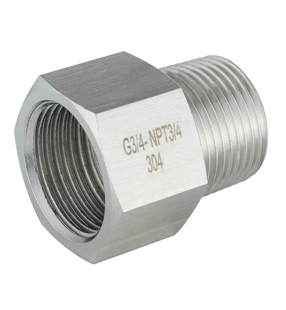 Gewindeadapter G3/4" Auf NPT - Messing Adapter Für Wasserinstallation