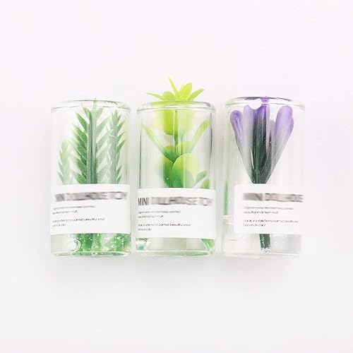 Miniatura 2 de Juego de 11 piezas de estantería de madera en miniatura y mini plantas en maceta, mini muebles de casa vintage, kit de mini estante para plantas