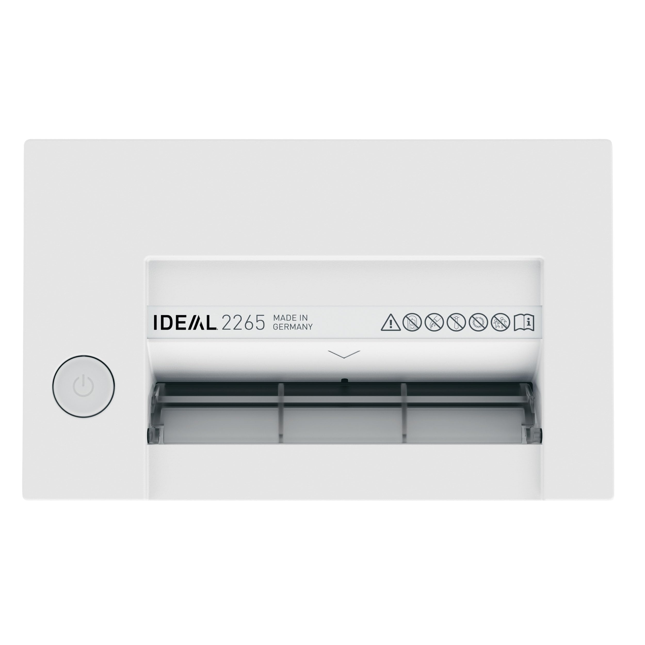 IDEAL 2265 Destructora de papeles, nivel de seguridad P-4, corte en partículas 3 x 25 mm, 6 hojas de capacidad, contenedor de residuos de 20 L, compatible con el RGPD, también destruye tarjetas de crédito, clips, 5 años de garantía del fabricante | Capaci