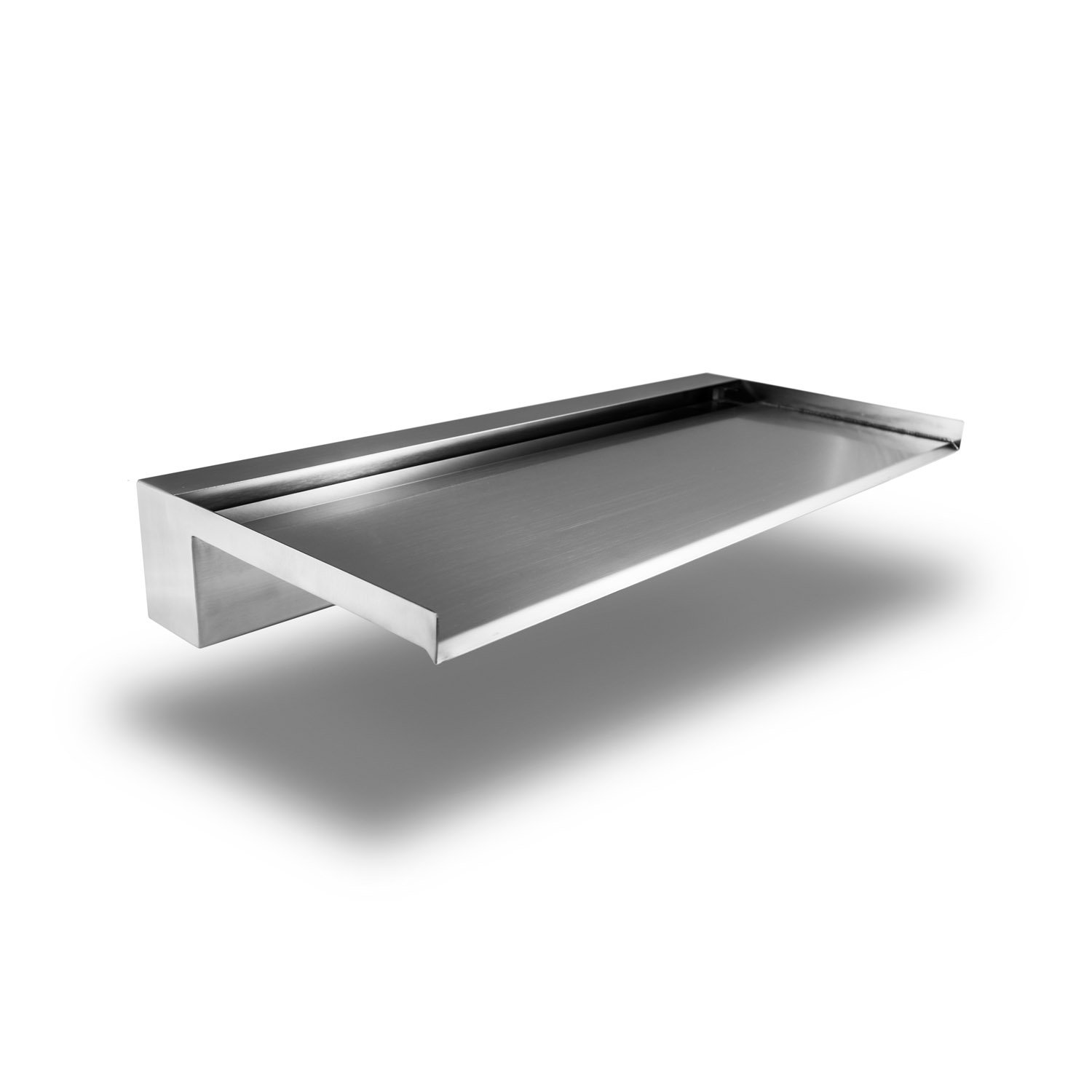CLGarden Edelstahl Wasserfall 60cm | Wasserfall Einsatz