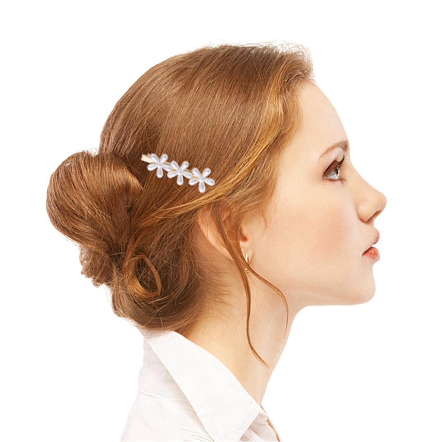 Hair Pins, 16pcs Vintage Pearl Hair Bobby Pins Metallic Flower Barrettes Combination Hair Clips for Women Girls, Minimalist Hair Decorative Wedding Dainty Accessories - Image 4