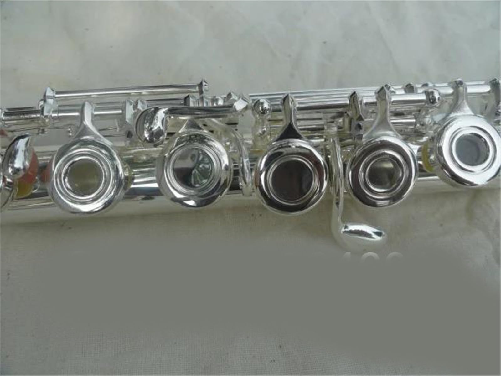 początkujących Flet Flet C posrebrzany 17 otworów otwarty instrument z miedzioniklu z kluczem E