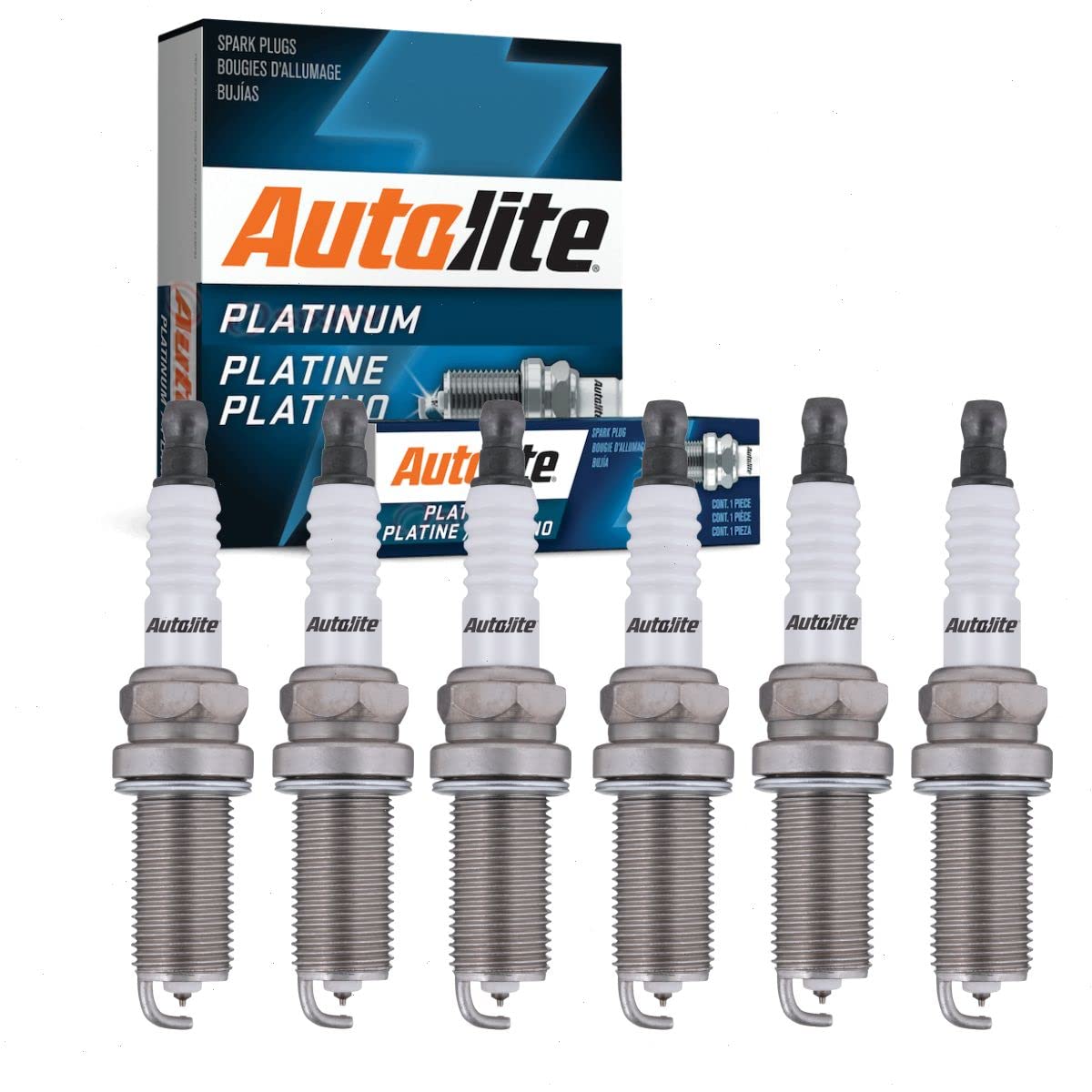 Sixity Auto 6 pc Autolite Platinum Spark Plugs compatible with Lexus IS250 2006-2015