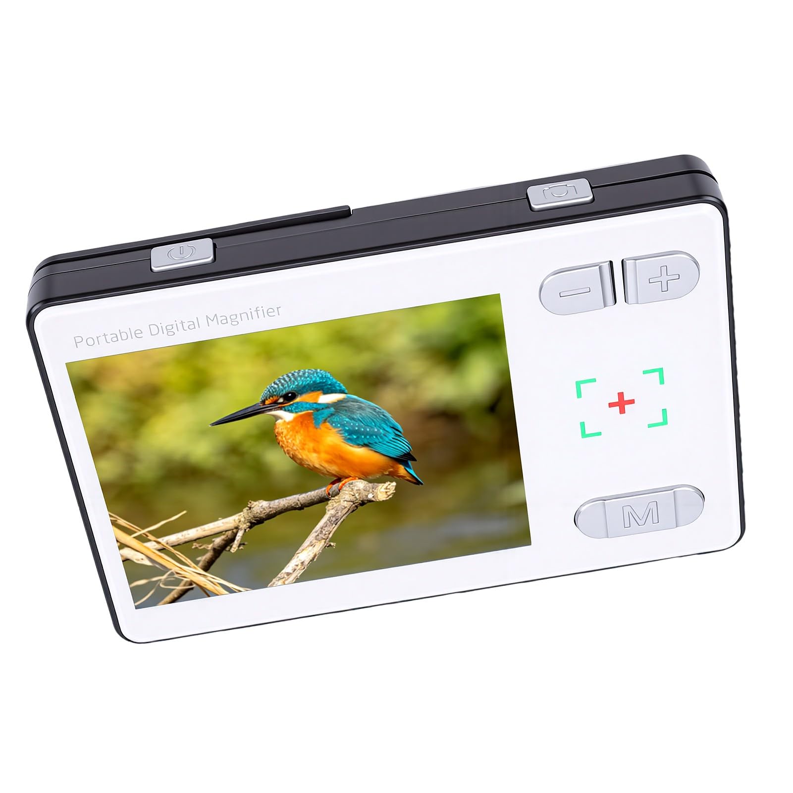 Lupa de Vídeo Electrónica Ayuda de Lectura de Pantalla HD de 3,5 Pulgadas para Usuarios de Baja Visión Lupa Digital Recargable