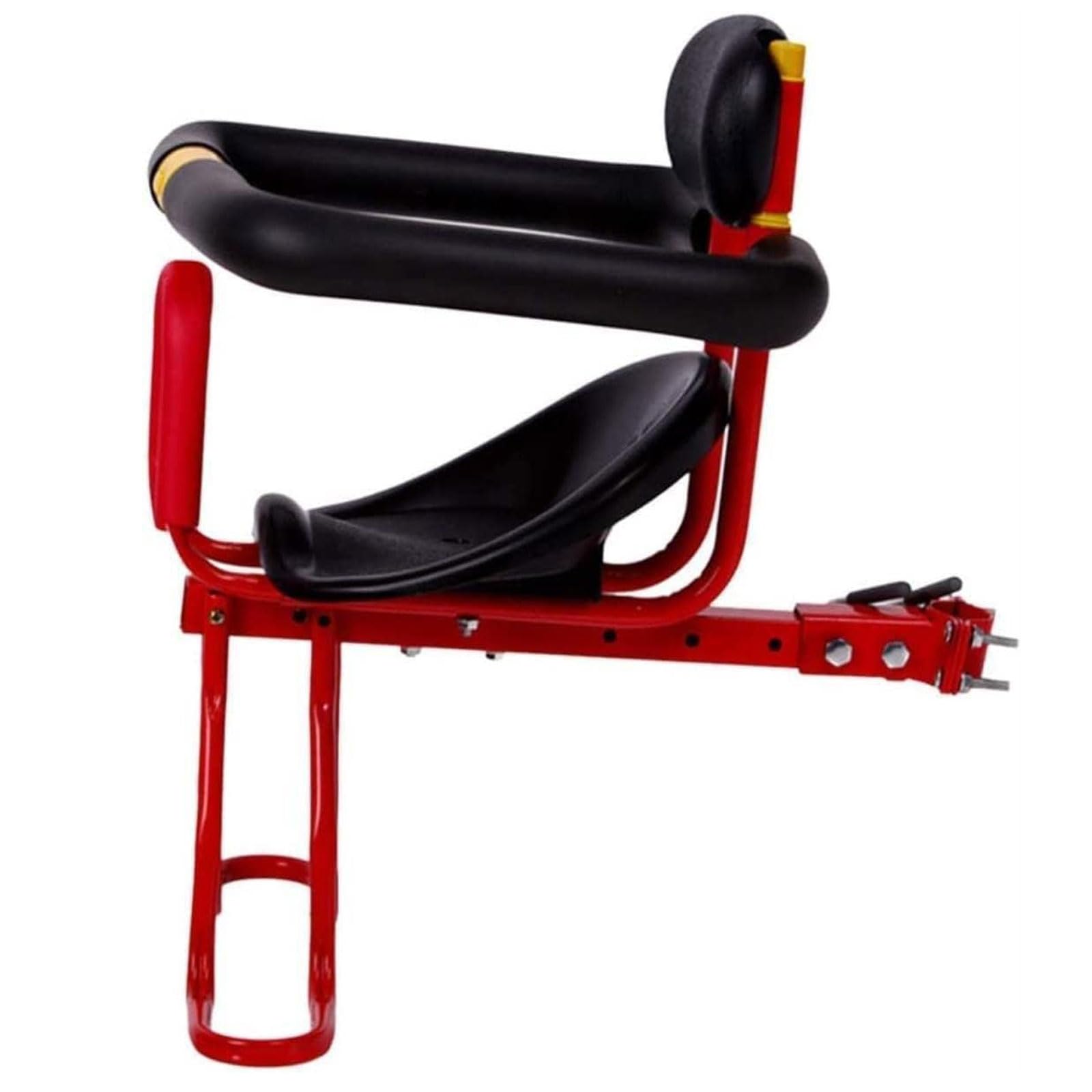 Siege Siège de vélo pour enfant Siège de vélo pour enfant à montage avant avec dossier de main courante et repose-pieds Siège de vélo pour enfants Siège de vélo pour enfants de 1 à 6 ans Velo enfant