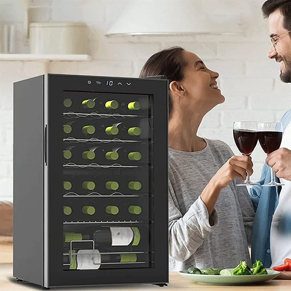 LJLZXPBUS 70L Compressor Wine Cooler Refrigerator Large Freestanding Wine Cellar 41f-64f Digital Temperature Control Wine Fridge for Red, White, Champagne or Sparkling Wine on Fridge.com