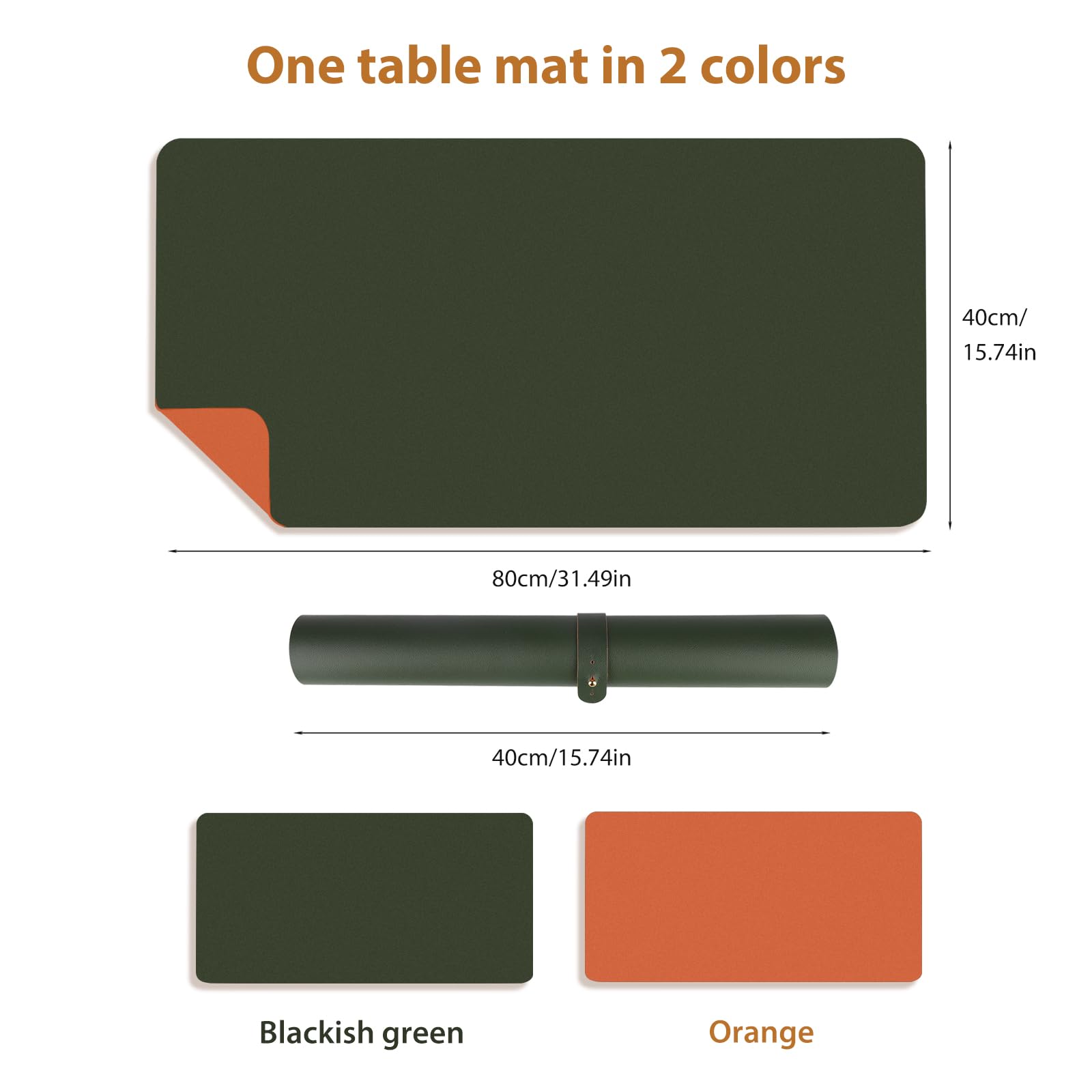 Tappetino per Mouse Grande 80x40cm Mouse Pad Gaming XXL in Pelle PU Antiscivolo