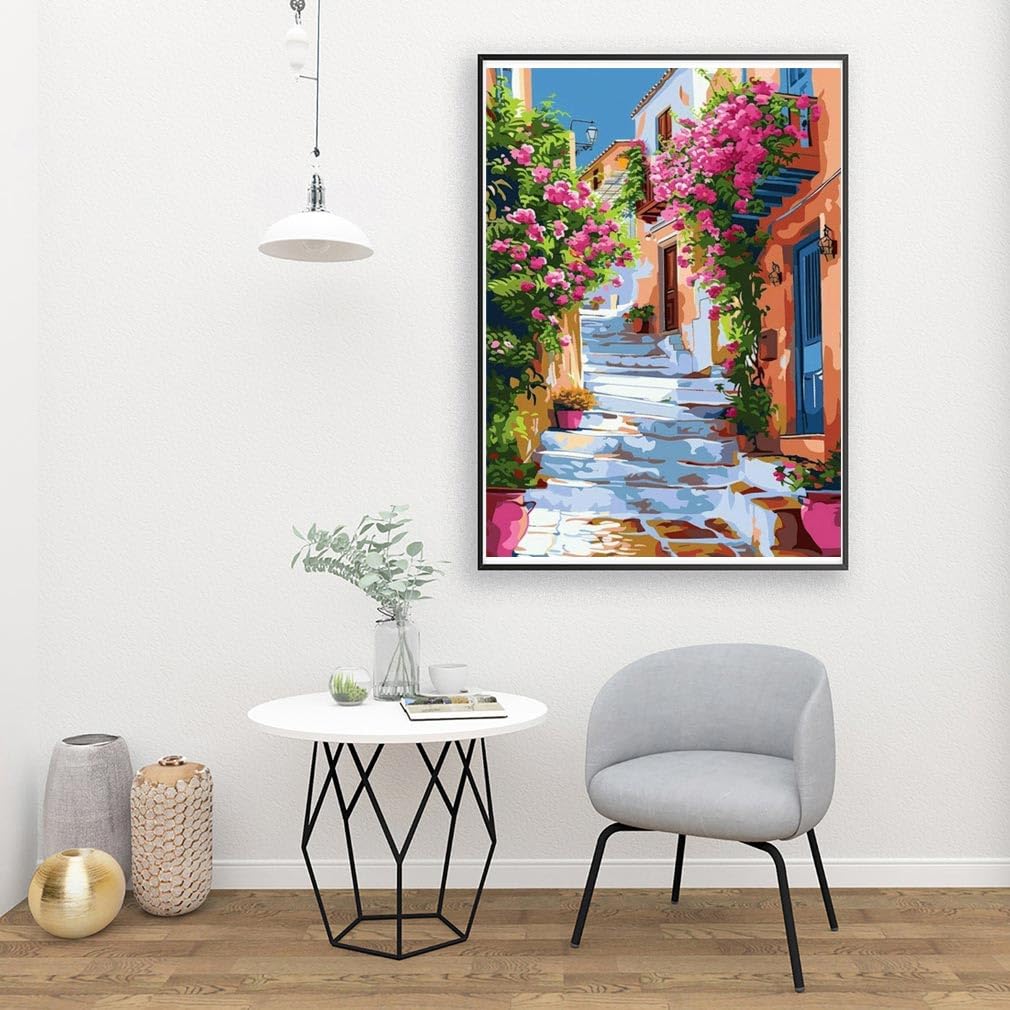 Crimson Crow Canopy Paint By Numbers - Adult Craft Kit For Home Decor (16x20 Inch)