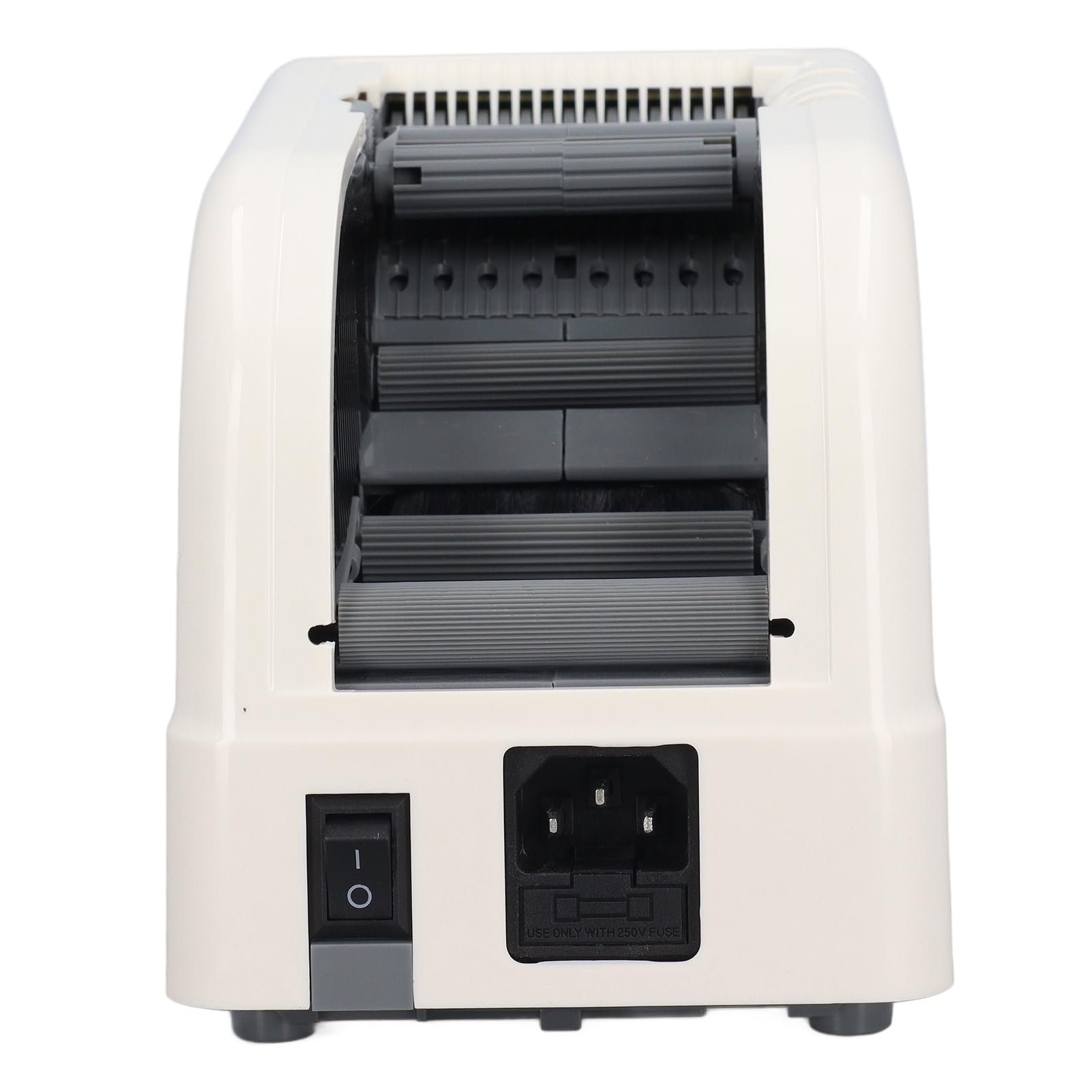 Keenso Distributore di Nastro Adesivo Automatico Efficiente Taglierina a Doppia Banda Larghezza 6 a 60 Mm con Funzione di Memoria Intelligente per L'uso di Ufficio e Casa (Plug dell'UE 220-240 V,