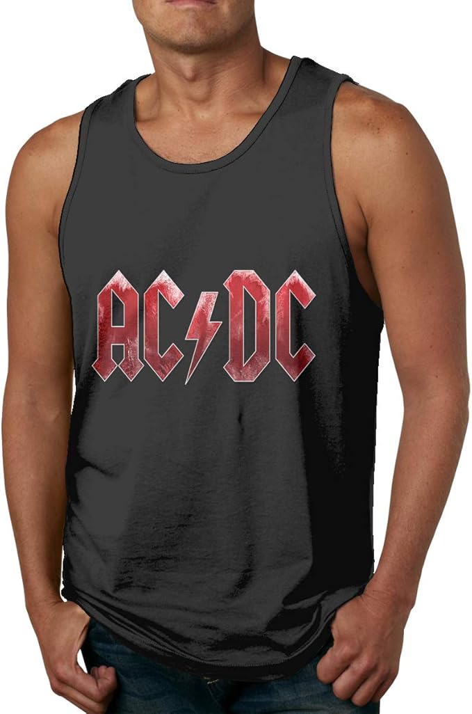 ACDC Men's Graphic Tank Top Sports Vests Amazon.de Bekleidung