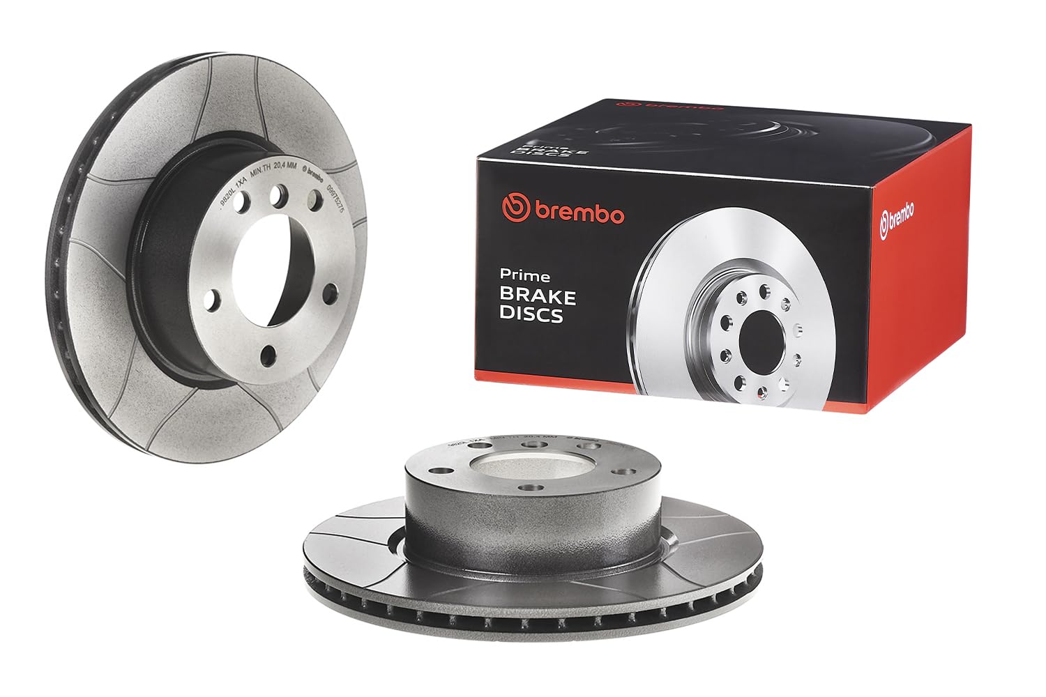Brembo Max 09.9752.75 - Disco Freno Baffato (Set di 2) - Anteriore