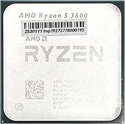 Processador Gamer AMD Ryzen 5 3600 3.4GHz 6 Núcleos 32Mb Cache PCIe 4.0 12 Threads Soquete AM4