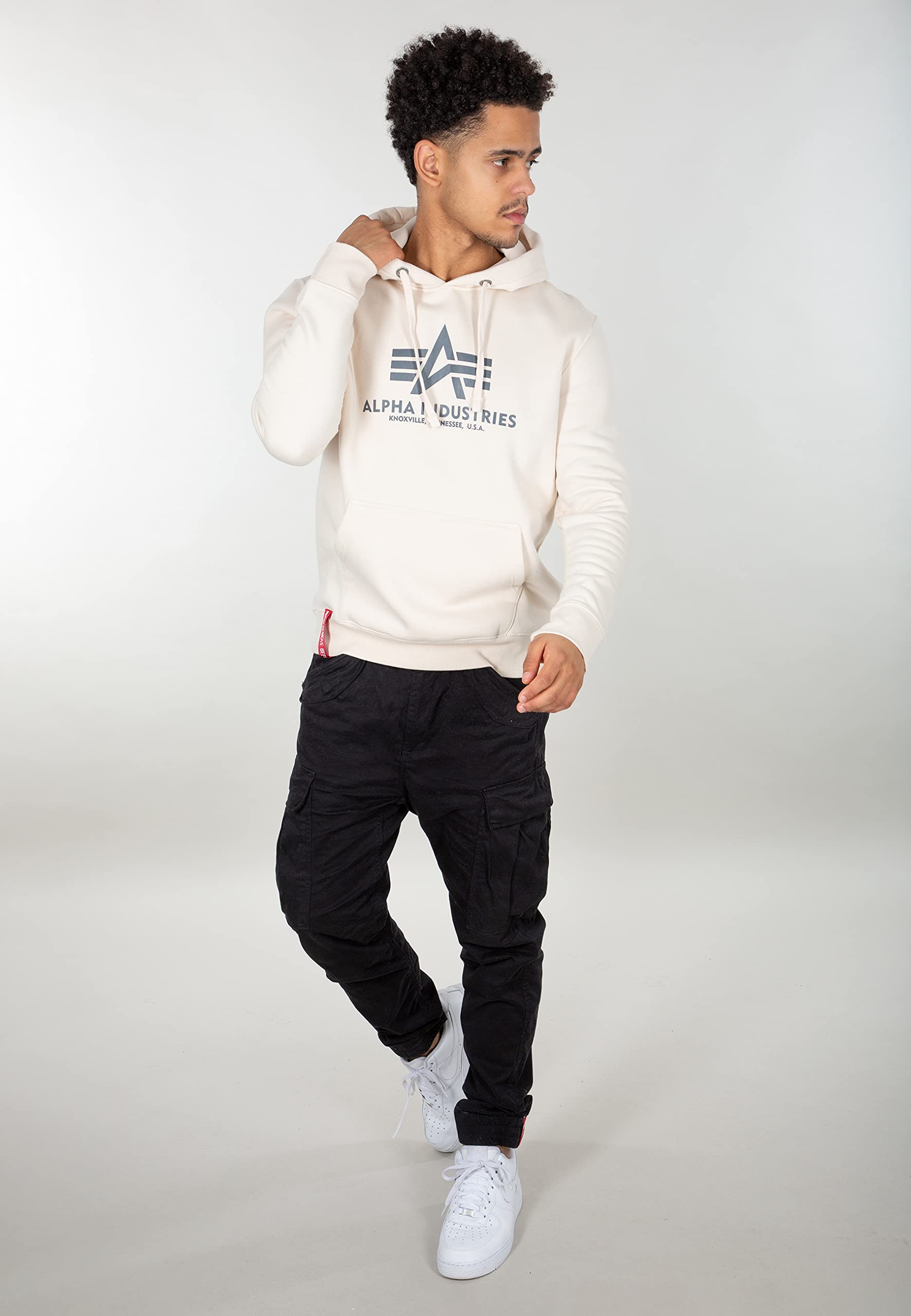 Alpha Industries Men's Basic Sweater Sweatshirt, Opaque